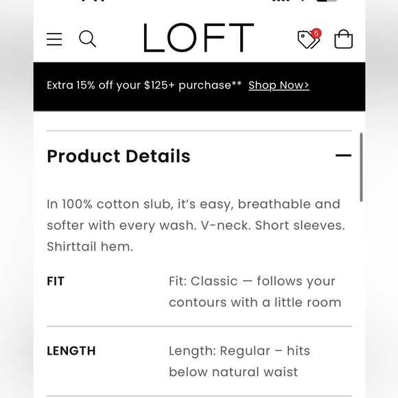 Loft T-shirt - Picture 13 of 13